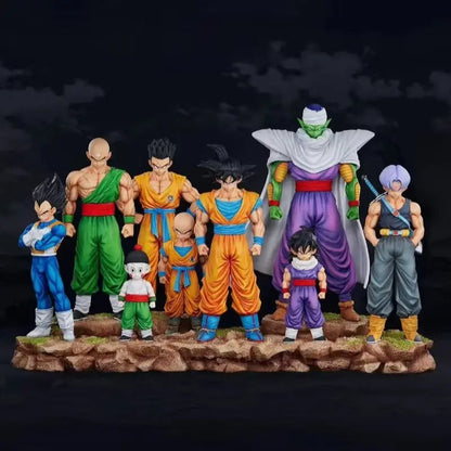 Anime Dragon Ball Kids Krillin Son Gohan Trunks Action Figures PVC Model Collection Desktop Decoration Toys Kids Birthday Gifts Beauty World Shop