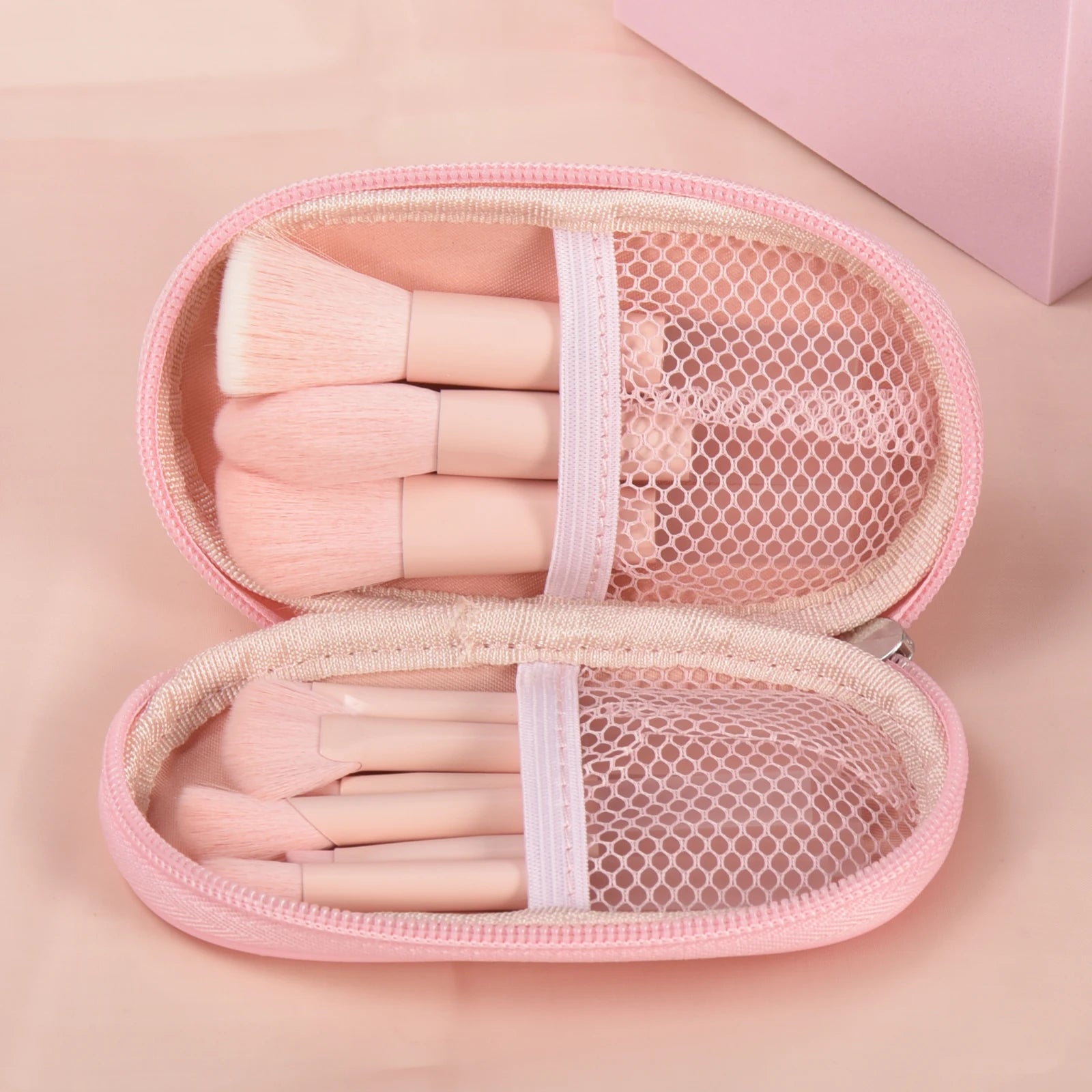 10 color Mini makeup brush Travel portable Makeup Tool Makeup Puff - Palm Brush Professional Makeup tool set Christmas gift Beauty World Shop