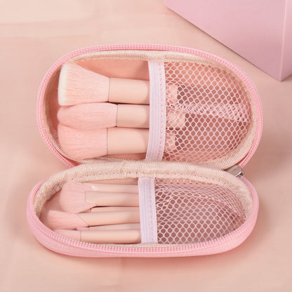 10 color Mini makeup brush Travel portable Makeup Tool Makeup Puff - Palm Brush Professional Makeup tool set Christmas gift Beauty World Shop