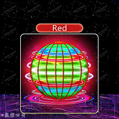 LED Colorful Flying Ball Automatic Boomerang Hover Orb, Gyroscopic Anti-Gravity Black Tech Magic Flying Toys for Children Gifts Beauty World Shop