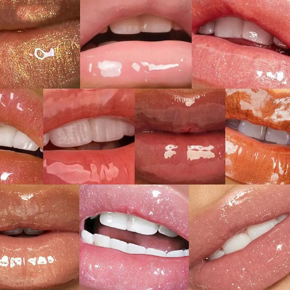 Mirror Pearl Lip Gloss Waterproof Long Lasting Moisturizing Lipstick Shine Glitter Lip Gloss Women Makeup Cosmetic Beauty World Shop