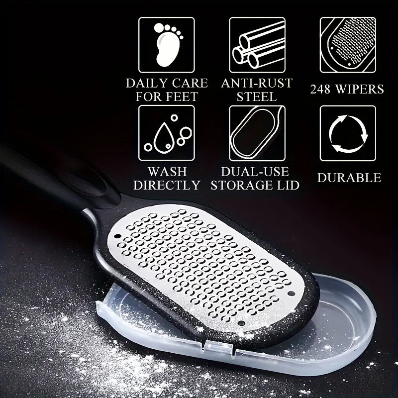 Foot Scraper Pedicure Foot File for Dry, Cracked Feet - Foot Care Tool for Exfoliating Feet and Feet Calluses Beauty World Shop