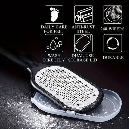 Foot Scraper Pedicure Foot File for Dry, Cracked Feet - Foot Care Tool for Exfoliating Feet and Feet Calluses Beauty World Shop