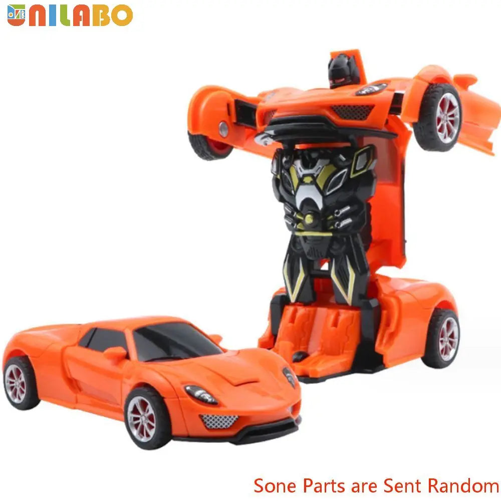 Amazing Transforming Sports Car Deformation Toy, Inertial Sliding Racing Bike, Automatic Transform, Incredible Boys Gift Idea! Beauty Fashion