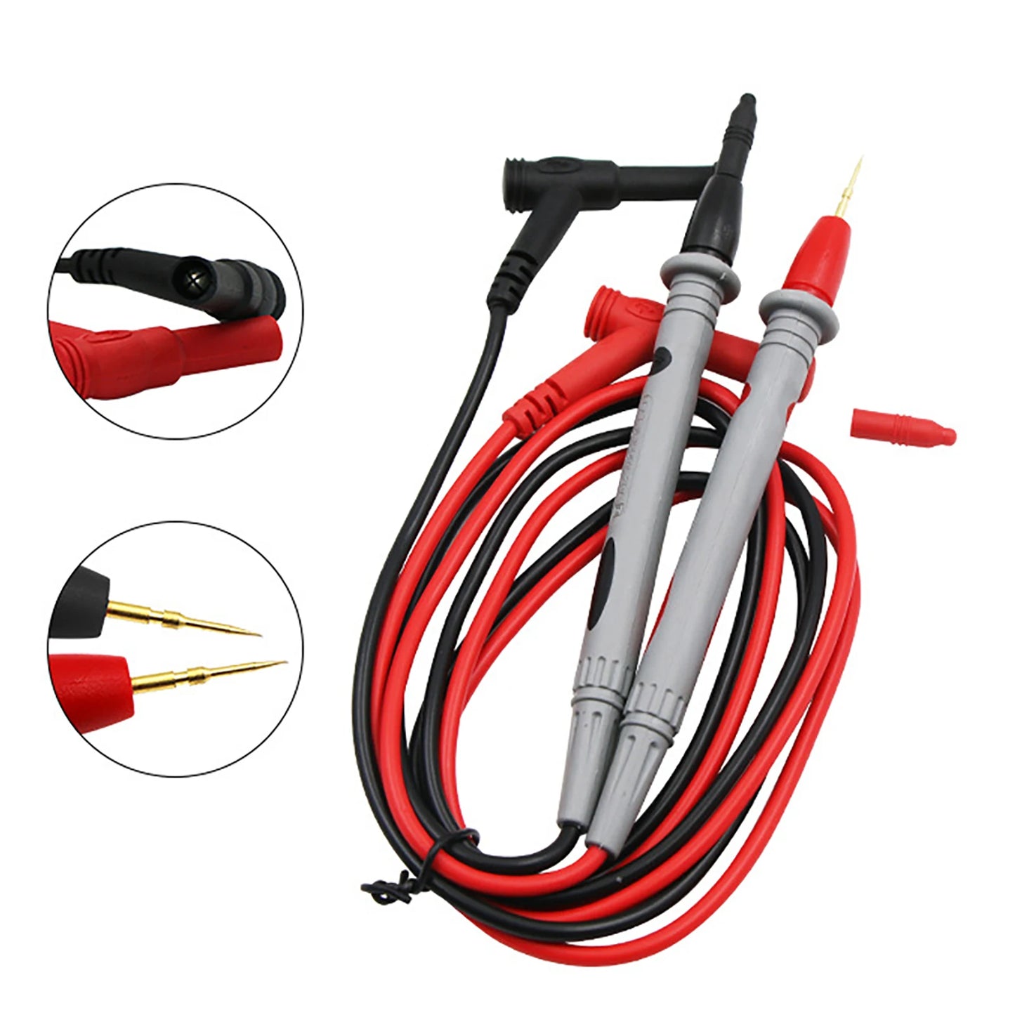 20A 1000V Multimeter Test Heads Needle Pin Digital Multi Meter Head Wire Pen Cable Kit Multimeter Voltmeter PVC Tester Kit Beauty World Shop