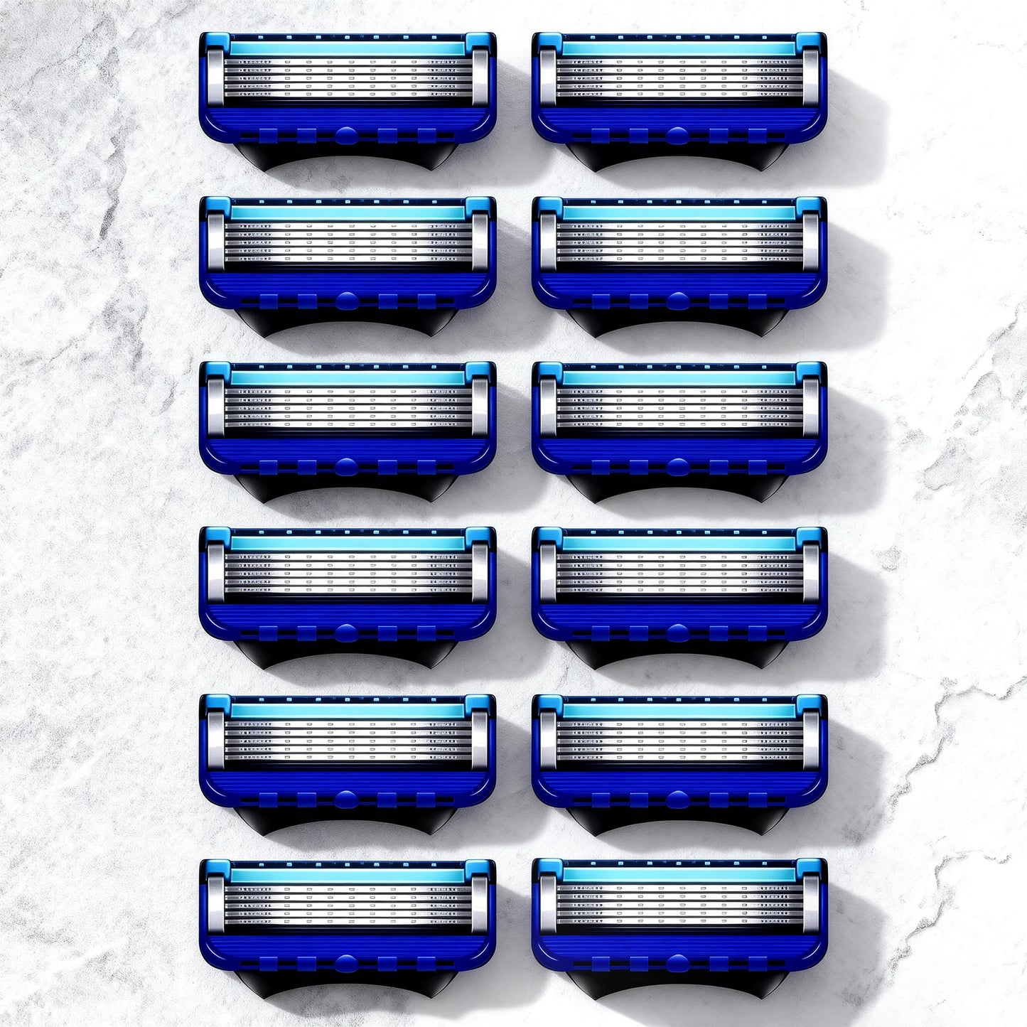 Manual Shaving For Men Replace Head Five Layer Blade Eight Comfortable Shaving Blades The Latest Blue No Skin Damage Uncharged Beauty World Shop