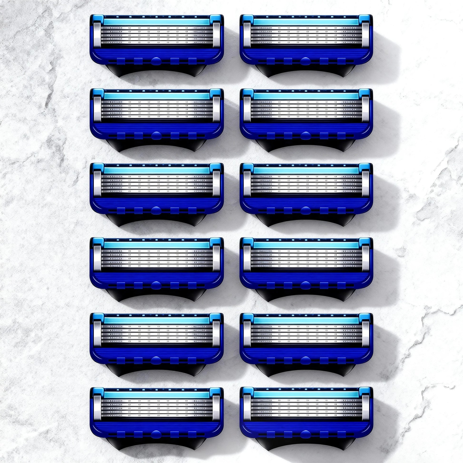 Manual Shaving For Men Replace Head Five Layer Blade Eight Comfortable Shaving Blades The Latest Blue No Skin Damage Uncharged Beauty World Shop