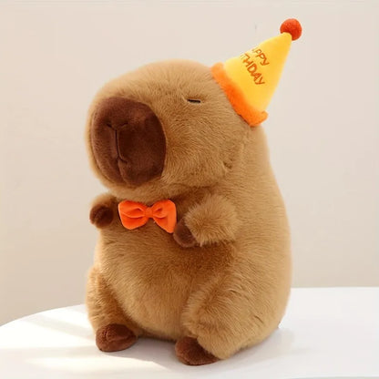 23cm Capybara Plush Simulation Capibara Anime Fluffty Toy Cute Doll Stuffed Animals Soft Doll Plush Christmas Thanksgiving Gift Beauty Fashion