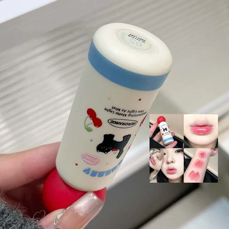 HERORANGE Meow Whisper Mirror Lip Gloss - Moisturizing Long-Lasting, Water-Glossy, Perfect for Spring/Summer Beauty Trend Shop