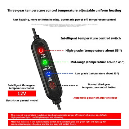Motorcycle Heated Grips Handlebars USB Adjustable Insulated Handlebars Electric Scooter Bicycle Winter Warming Accessories Beauty Trend Shop