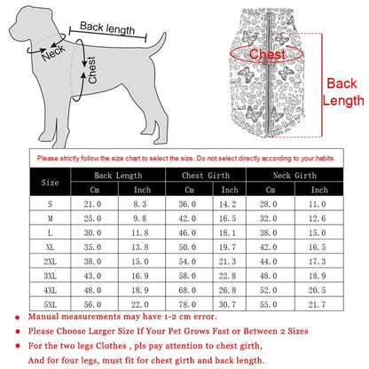 Dog Jacket Winter Warm Clothes For Small Medium Dogs Cats Leopard Print Pet Puppy Coat With D-ring Chihuahua Yorkie Pug Outfits