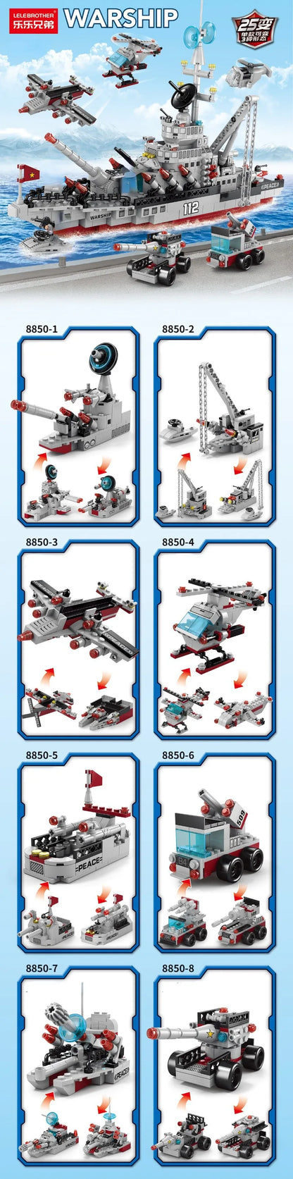 Compatible with Lego 585Pcs City Police Station SWAT Truck Car Building Blocks DIY Toys for Boys Kids Gifts Beauty World Shop