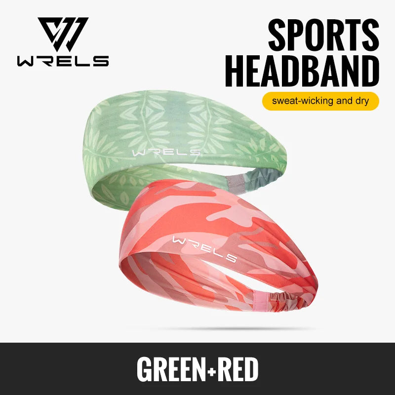 WRELS Sports Headbands Moisture Wicking Sweatbands for Running Breathable Headbands Elastic Non Slip Hairband for Women and Men Beauty World Shop