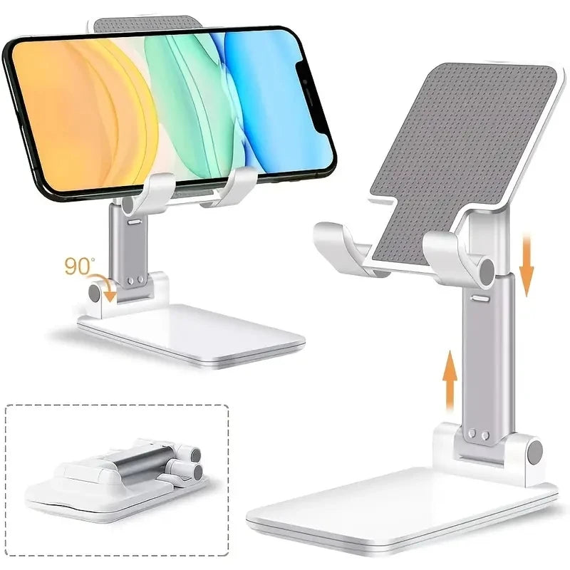 Desk Mobile Phone Holder Stand For IPhone IPad Xiaomi Adjustable Desktop Tablet Holder Universal Table Cell Phone Stand Beauty World Shop