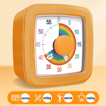 Visual Timer Children's Self-discipline Tool Countdown 60-minute Student Learning Homework Time Pomodoro Stopwatch Management Beauty World Shop