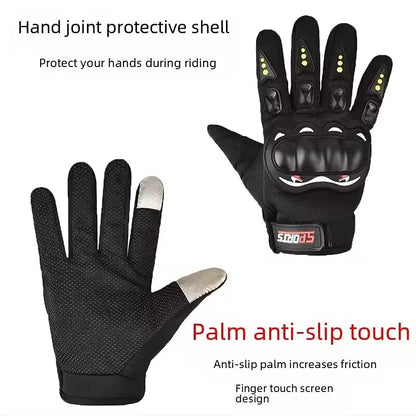 Motorcycle Gloves Full Finger Protective Outdoor Knight Sports Breathable Racing Cycling Street Riding Fitness Gloves Beauty World Shop