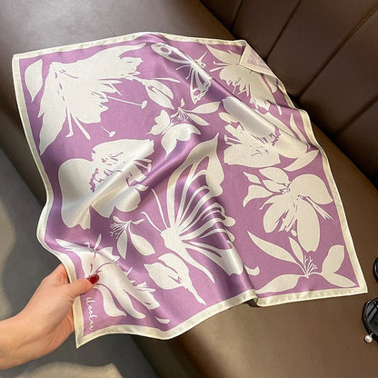 Scarf 100% Silk Bandana Women Square Scarves Wrap Kerchief Spring Fashion Luxury High Quality Headband Hijab Shawls 2026 Beauty World Shop