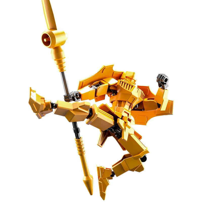 Multi-Jointed Movable Shapeshift Robot Warrior 3D Printed Knight Mannequin Dummy Toys Kids Adults Parent-children Games gifts Beauty World Shop
