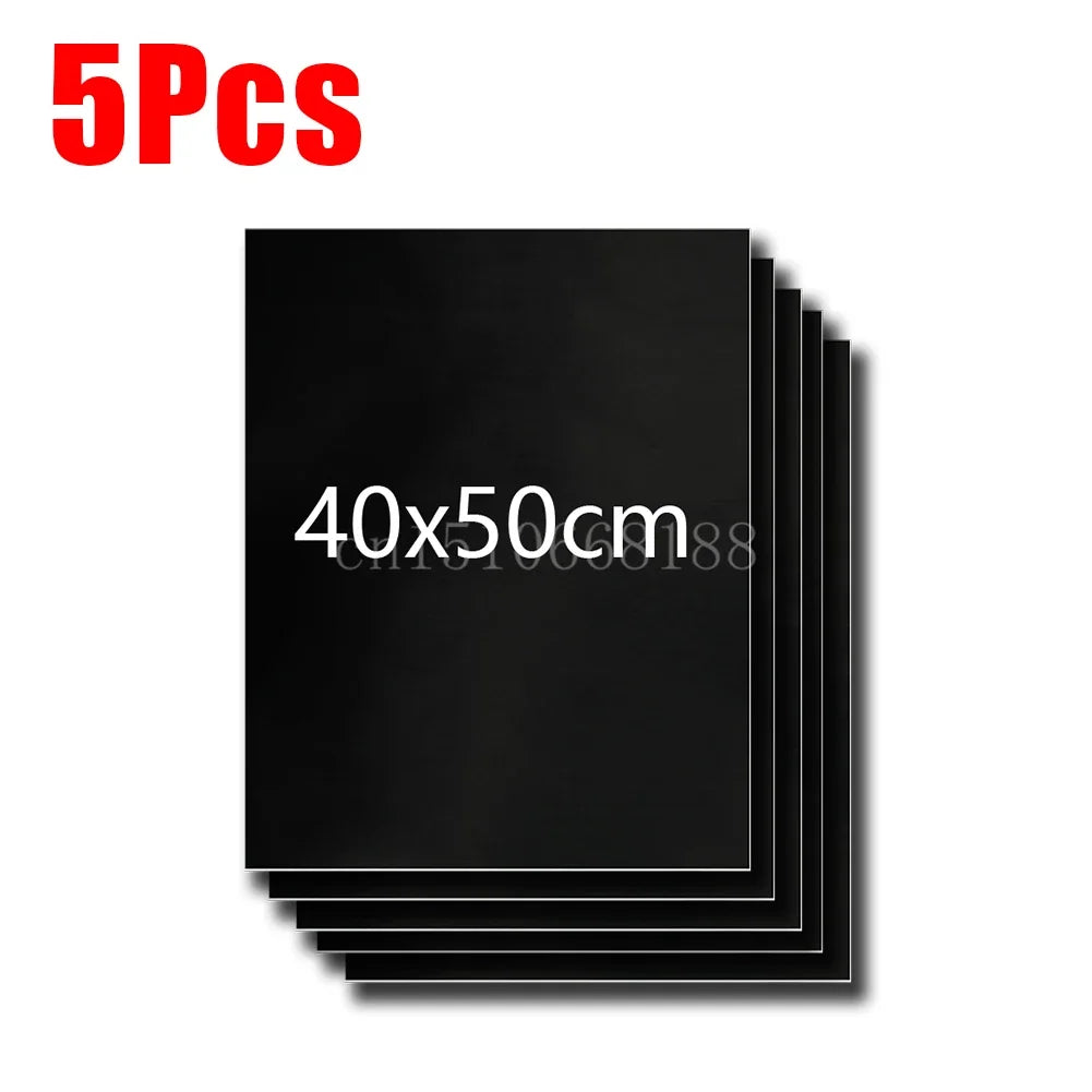 1-6Pcs BBQ Grill Mat Non-stick Mat Heat Resistant Grill Mat Outdoor Baking Reusable Barbecue Party Mat 40x50cm 33x40cm Beauty World Shop