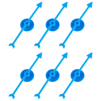 6pcs Plastic Arrow Pointer for Party DIY Board Game School Classroom Home Using Board Spinner Beauty World Shop