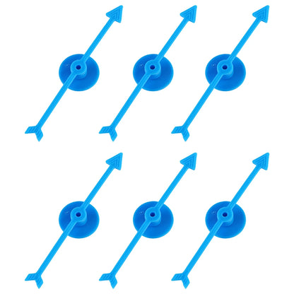 6pcs Plastic Arrow Pointer for Party DIY Board Game School Classroom Home Using Board Spinner Beauty World Shop