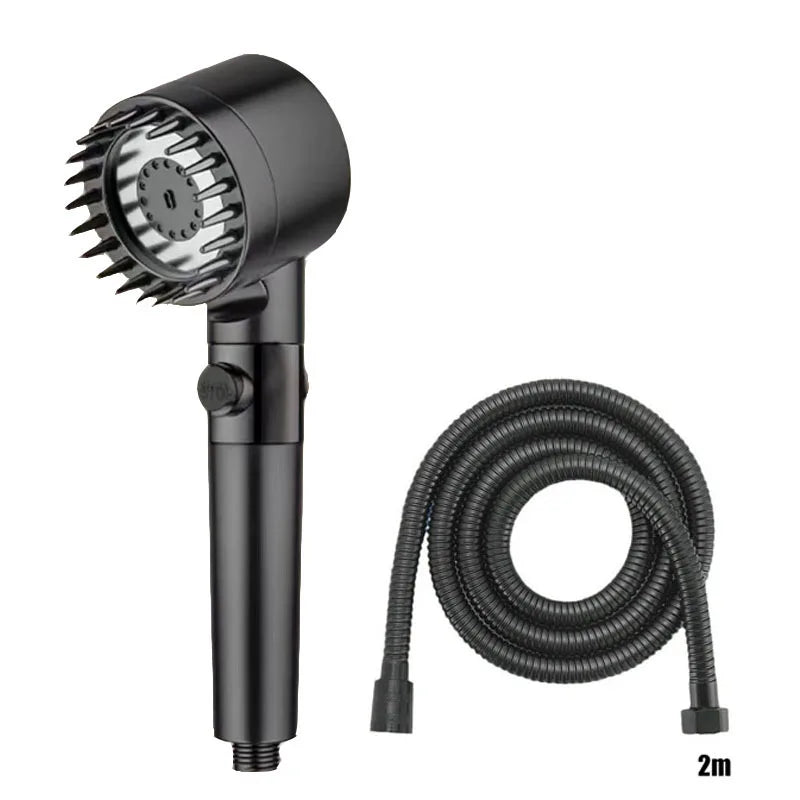 Shower head Shower Filter with Four Modes Bathroom Accessories Head Massage Shower Accessories Shower Knobs Home Furnishings Beauty World Shop