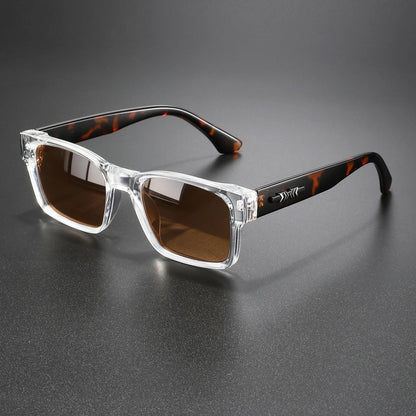 Retro Punk Fashion Sunglasses - Square Protective Frame, UV400 Unisex for Outdoor Adventures & Casual Style Beauty World Shop