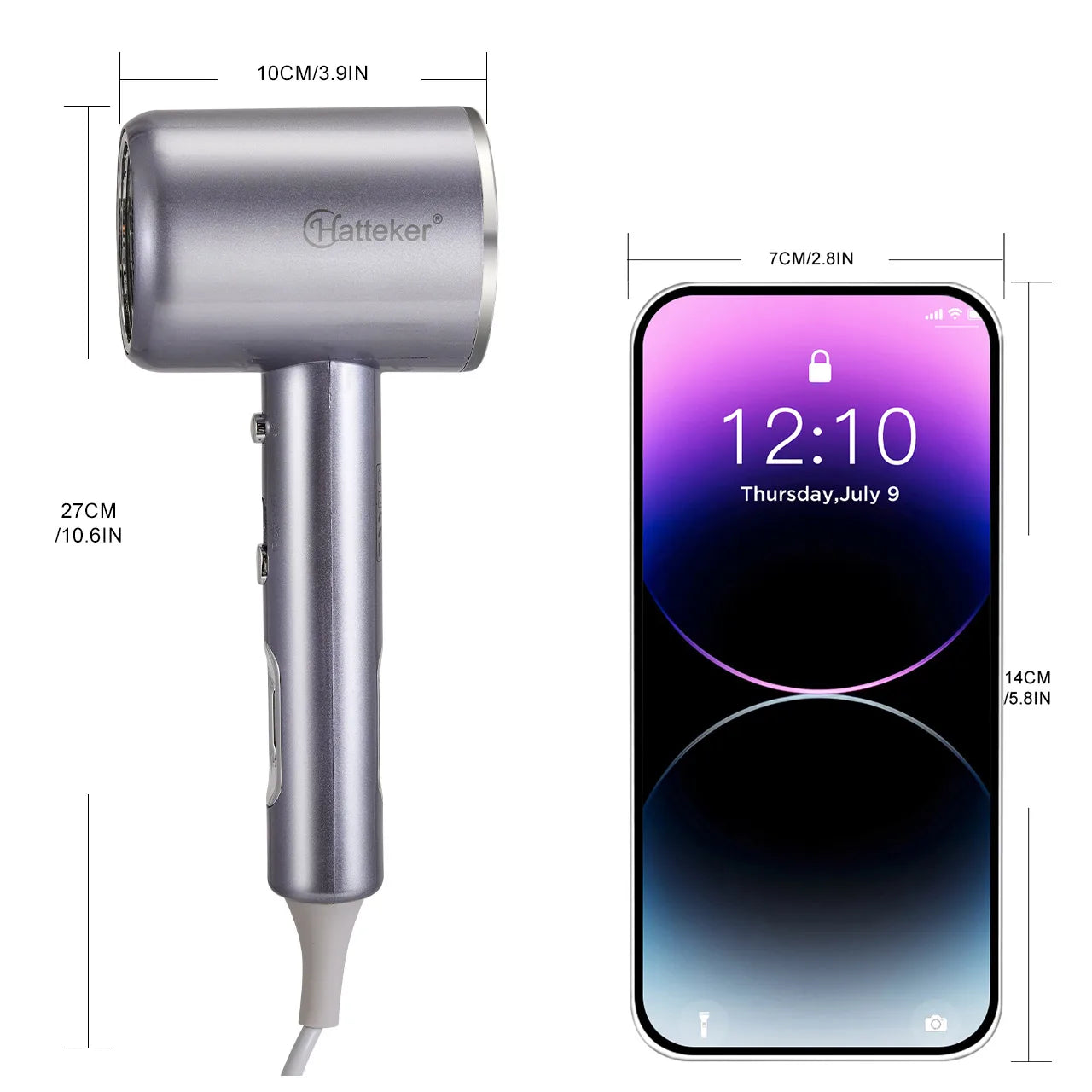 Salon 3200W Hair Dryer,Professional Ionic Hair Blow Dryer,High-speed Hair Dryer,Heat Protection Hairdryer,Hair Styling Hairdryer