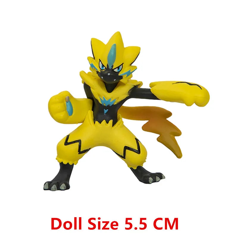 Pokemon Anime Figure Pikachu Sun Elf Eevee Gengar Monstruo De Bolsillo Cartoons Figure Model Action Toy Kids Gift Buy in bulk Beauty World Shop
