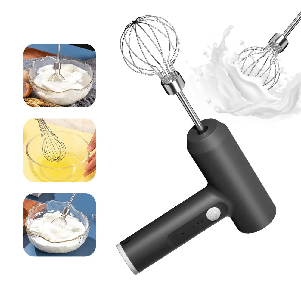 1 PCS Wireless Electric Food Mixer Portable 3 Speeds Egg Beater Baking Dough Cake Cream Mixer Kitchen Tools Beauty World Shop