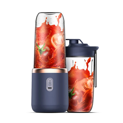 6 Blades Electric Juicer Cup with 2 Cups For Travel Portable Juicer Mixer Usb Charge Fresh Fruit Juice Personal Blender Smoothie Beauty World Shop