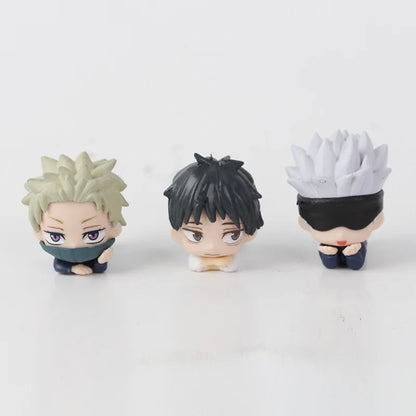 7pcs/set Jujutsu Kaisen Satoru Gojo Itadori Yuji Megumi Kugisaki Sukuna Geto Suguru Anime Figure Toys Cute Doll Collection Model Beauty World Shop