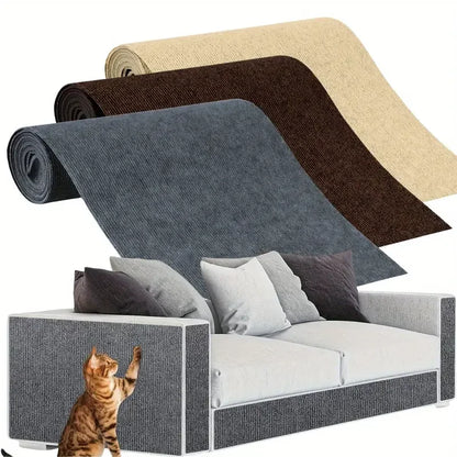 Self-Adhesive Cat Scratching Board Trimmable Cat Carpet Mat Anti Cat Scratcher Furniture Couch Corner Indoor Sofa Wall Protector Beauty World Shop