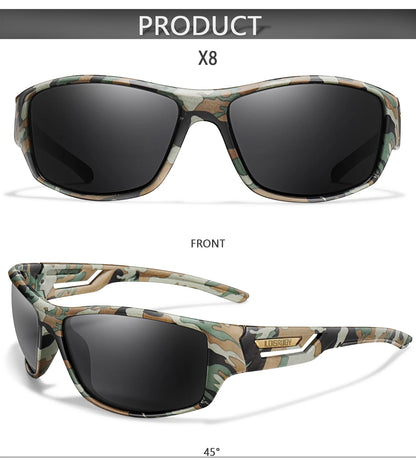 LOISRUBY Polarized Fishing Sunglasses Men Camouflage Driving Outdoor Sports Cycling Running Goggles UV400 Tackle Eyewear Beauty World Shop