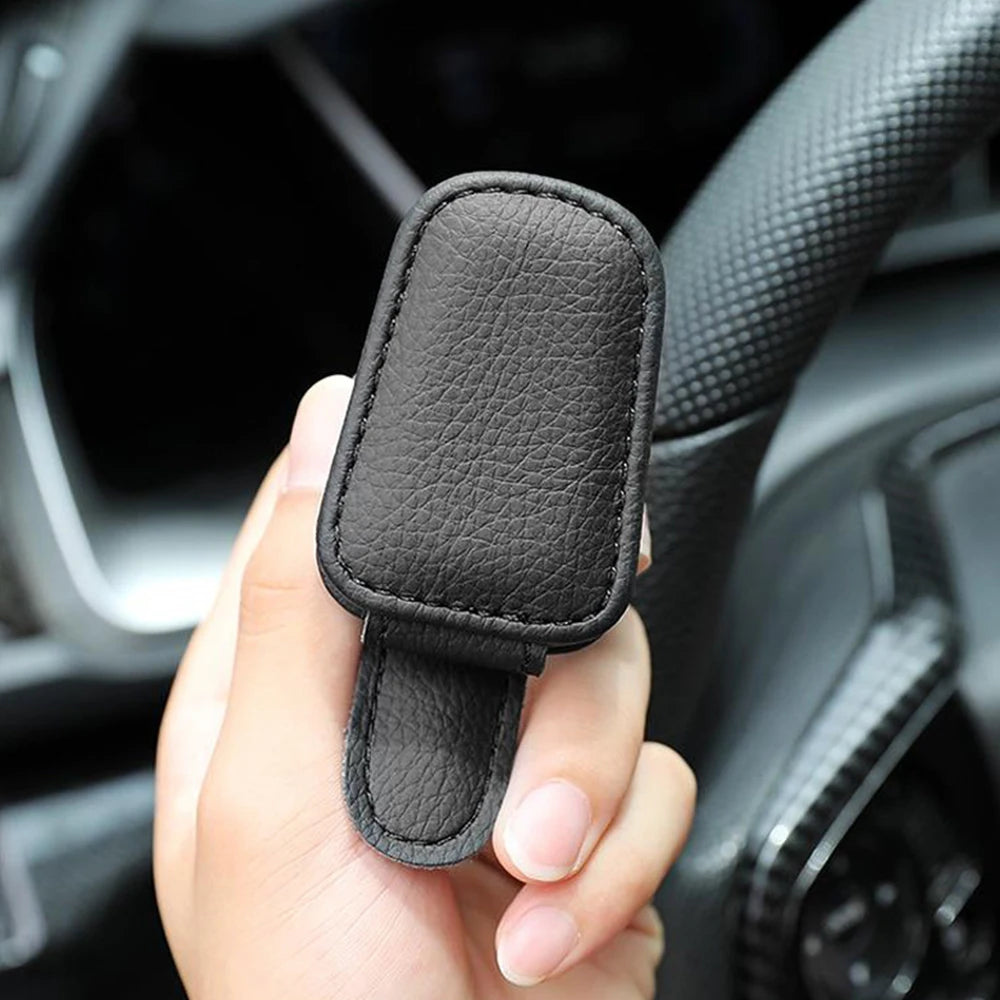 Universal Car Sunglasses Clip Card Ticket Holder Stand Fastener Pen Case Eyeglasses Sun Visor Car Accessories Beauty World Shop