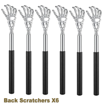 Portable Extendable Back Scratcher Stainless Steel Telescoping Back Scratcher for Both Human and Pets Extendable Back Massager Beauty World Shop
