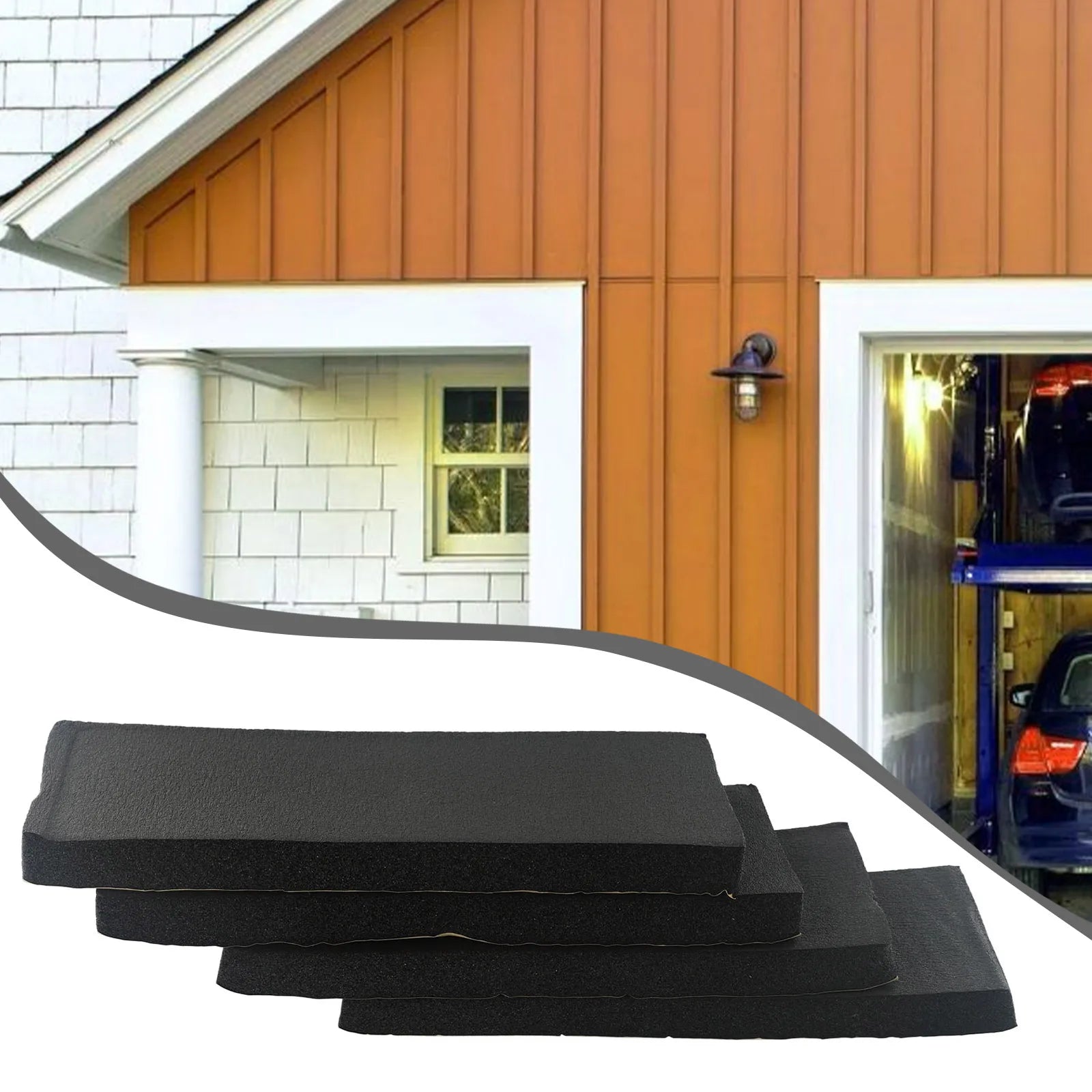 4pcs Set Garage Car Door Protector Wall Corner Bumper Guard Foam Block For Parking Spaces Warehouses Protecte Bump And Scratches Beauty World Shop