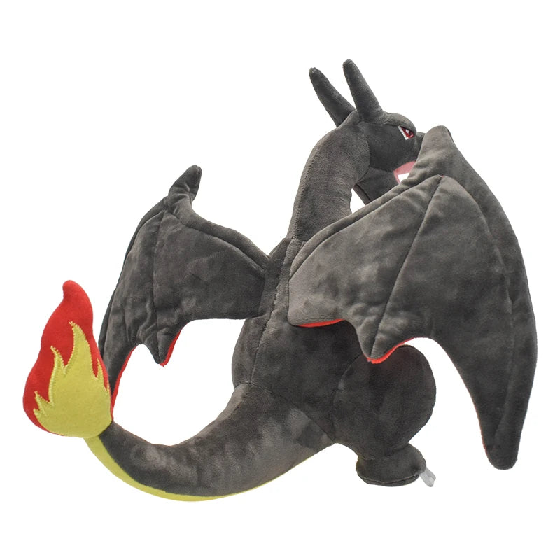Shiny Charizard Plush Toy 9" Stuffed Doll, Collectible Cartoons for Boys Girls Gift,Gray Beauty World Shop