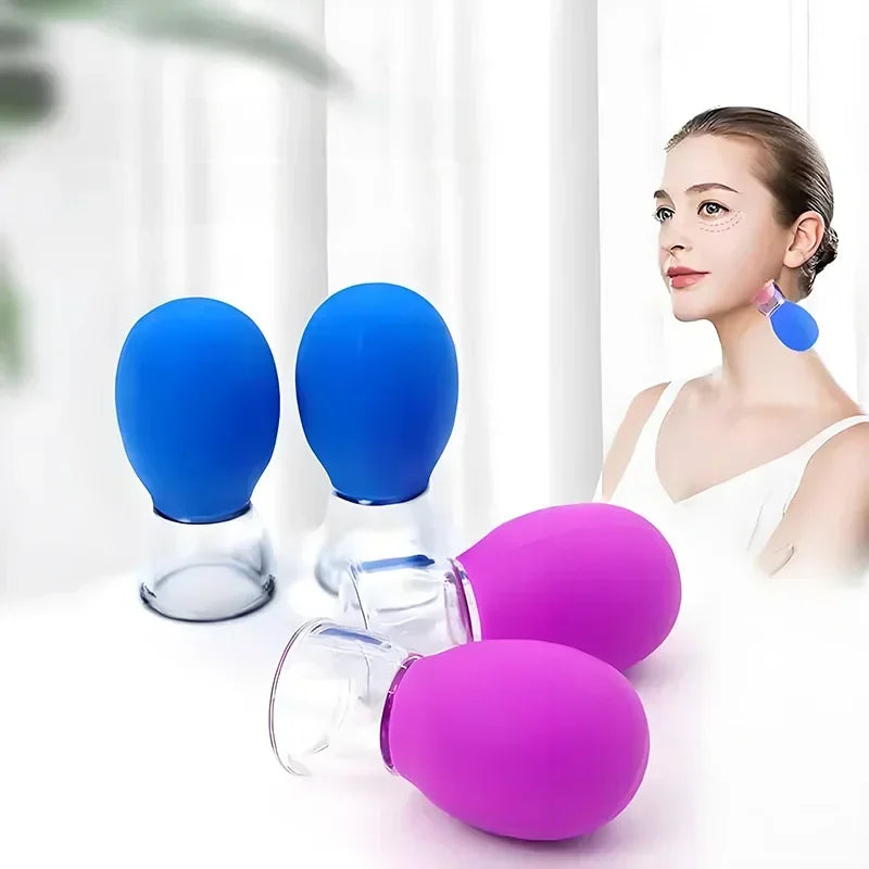Silicone Cupping Massage Cup For Body Face Neck Eye Massager Vacuum Tank Body Facial Care, Anti-aging Beauty Tool Beauty World Shop