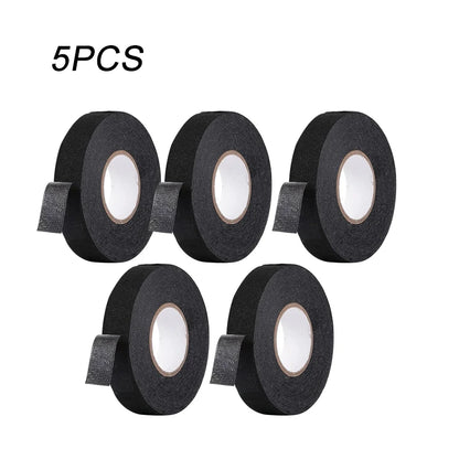 Electrical Insulating Tape Heat Resistant Harness Tape 9/15/50MM Car Cable Harness Wiring Loom Protection Waterproof Tape Beauty World Shop