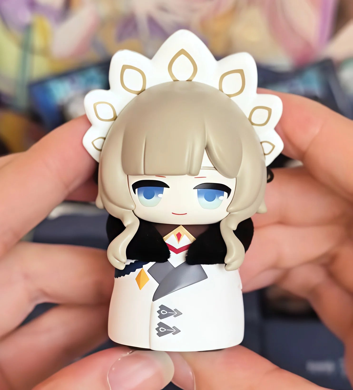 Mihoyo Genshin Impact Fatui Harbinger Q Version Series Blind Box Desktop Mini Doll Model Toys Trend Decoration Surprise Gifts Beauty World Shop