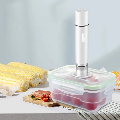 Mini Handheld Vacuum Sealer Machine Kitchen Vacuum Packer Machine Small Sealing Machine Portable USB Electric Food Vacuum Sealer Beauty World Shop