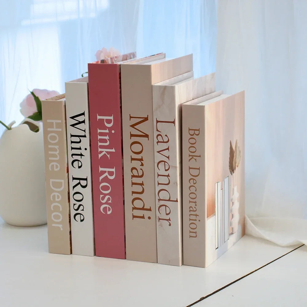 3Pcs Foldable Fashion Fake Books Living Room Decoration Designer Books Coffee Table Ornaments Club Hotel Room Villa Prop Books Beauty World Shop