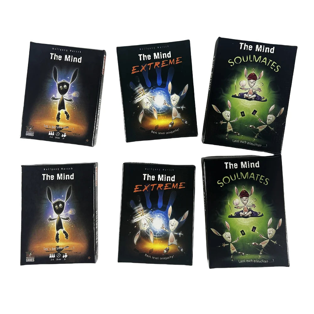 The Mind Card Game and The Mind Extreme Expansion Set Wolfgang Warsch Fun Cooperative Game for 2-4 Players Strategteractive Game Beauty World Shop