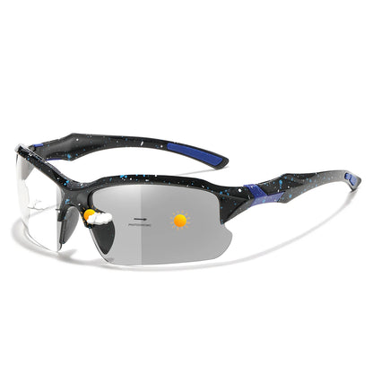 Photochromic Cycling Sunglasses Men Outdoor Sports Tactical Camouflage Goggles Vintage Driving Riding Fishing Windproof Beauty World Shop