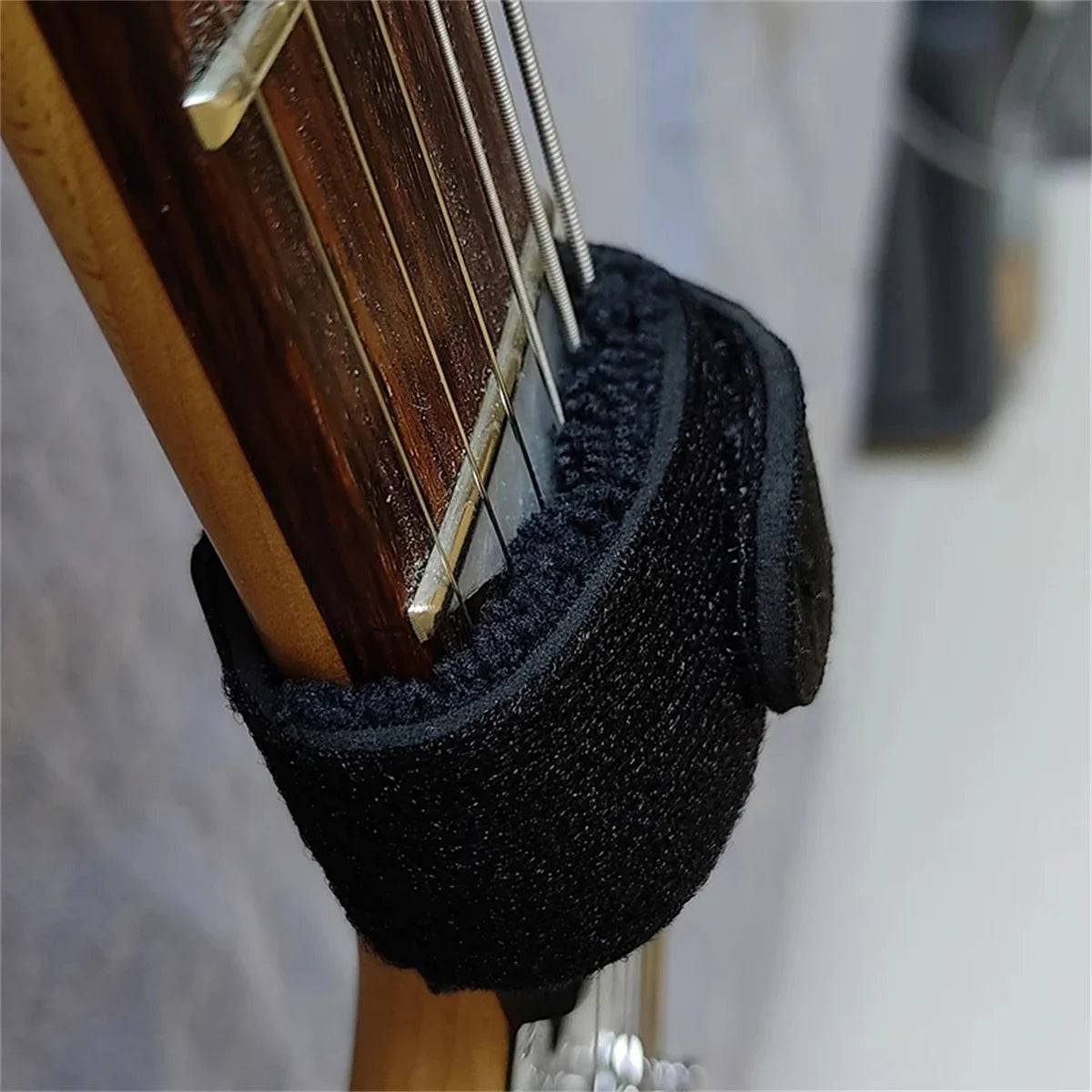 Miwayer Guitar Fret Strings Mute Noise Damper Mute Wraps Black Guitar Beam Tape for Guitars, Bass, and Ukulele Beauty World Shop
