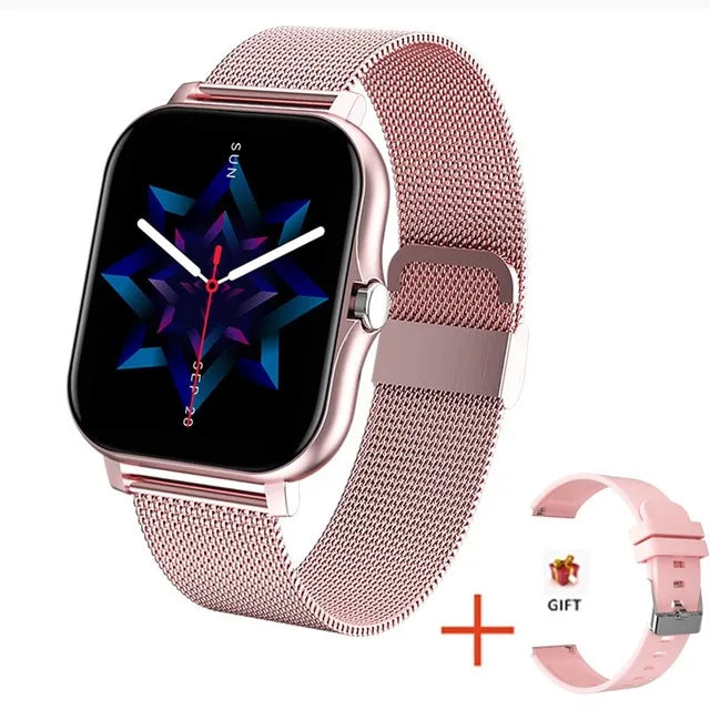 Sport Smart Watch Fitness Clock Health Monitor Waterproof Smartwatch Bluetooth Call Watches for Men Women IOS Xiaomi Huawei 2025 Beauty Fashion