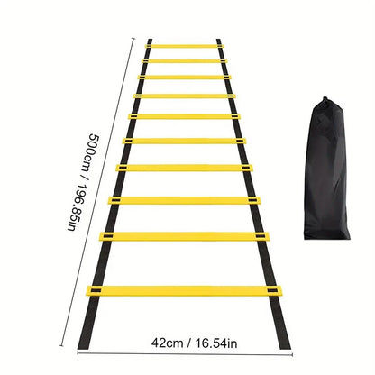 Agility Ladders Nylon Straps For Speed Training And Sports Flexibility Agility Football Training Energy Ladder Equipment Beauty World Shop