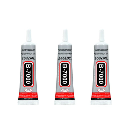 B7000 Glue Multi Purpose Adhesive Strong Clear Glue For Phone Screen Repair Jewelry Making DIY Crafts Metal Glass Plastic Wood Beauty World Shop