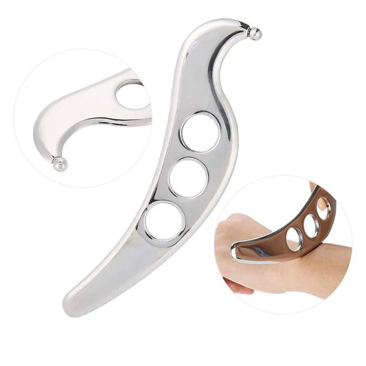 Stainless Steel Gua Sha Muscle Fascia Scraper Tool Skin Scraping Massage Tool Body Shoulder Back Arm Leg Massage Care Beauty World Shop